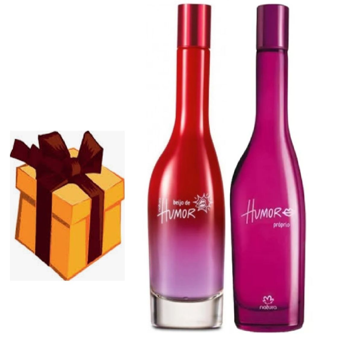 NATURA - Humor propio 75ml + Humor beijo 75ml Natura + regalo