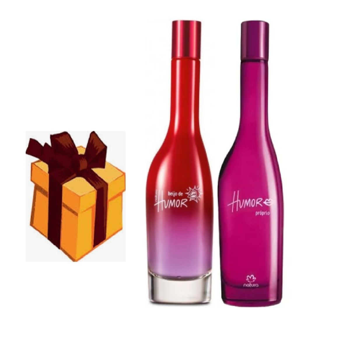NATURA - Humor propio 75ml + Humor beijo 75ml Natura + regalo