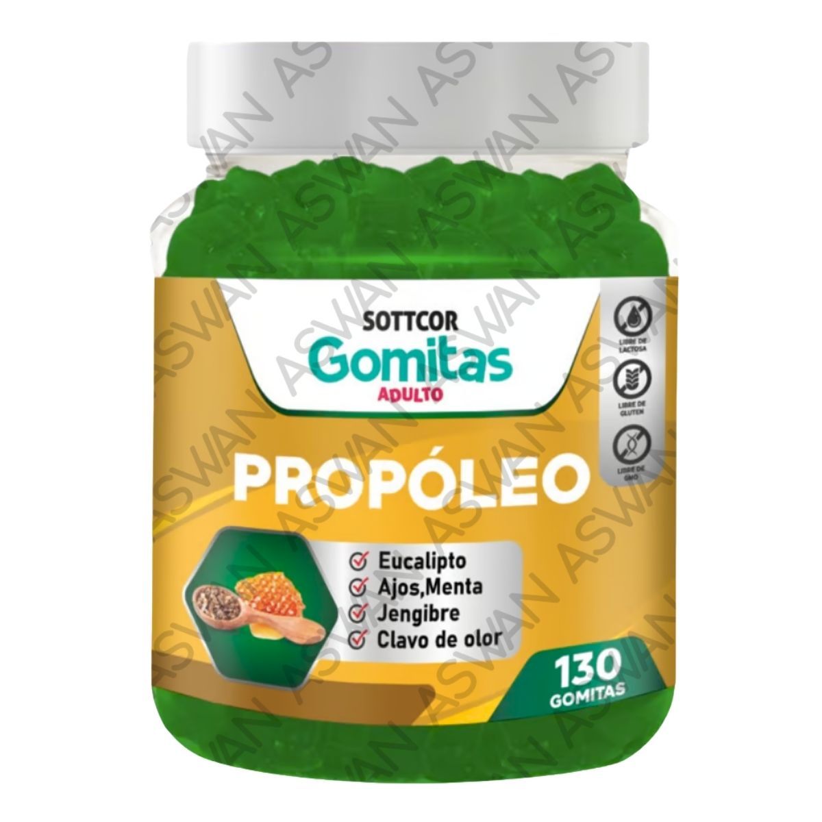 GENERICO - GOMITAS DE PROPOLEO PARA ADULTOS 130 UNIDADES SOTTCOR 100GR