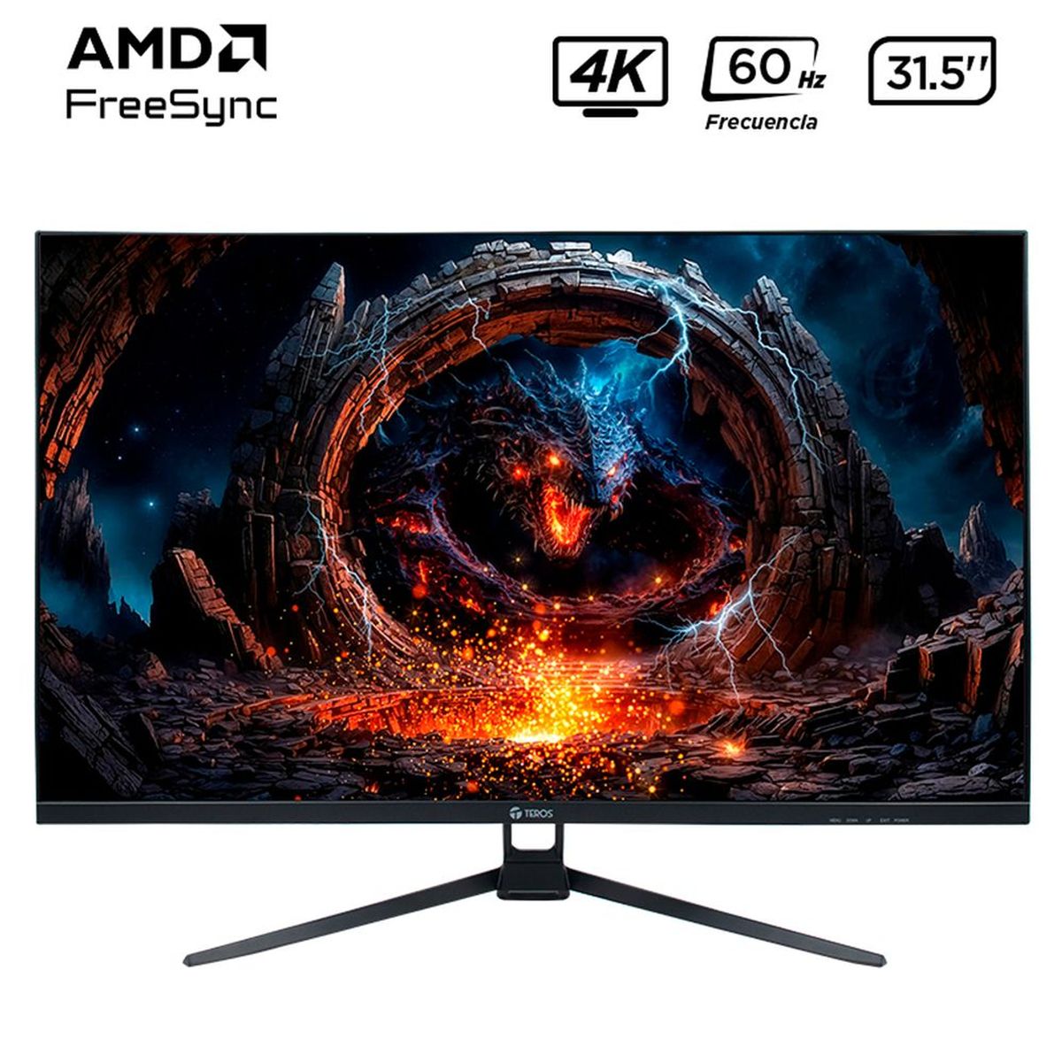 TEROS GAMING - MONITOR 4K TEROS 3252S 1MS 60HZ FREESYNC PREMIUM 325
