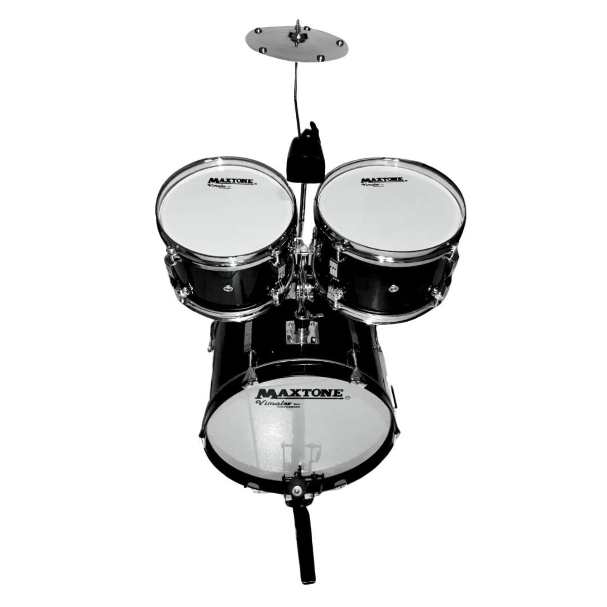 GENERICO - Batería Acústica Grande con Platillo y Baquetas para Niños