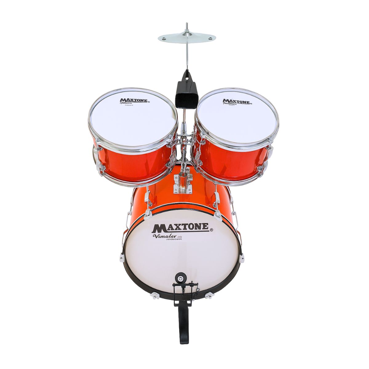 GENERICO - Batería Acústica Grande con Platillo y Baquetas para Niños