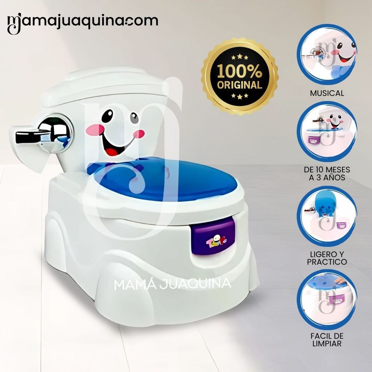 BABY - Baño Interactivo para Niños «WC TOY» Blue