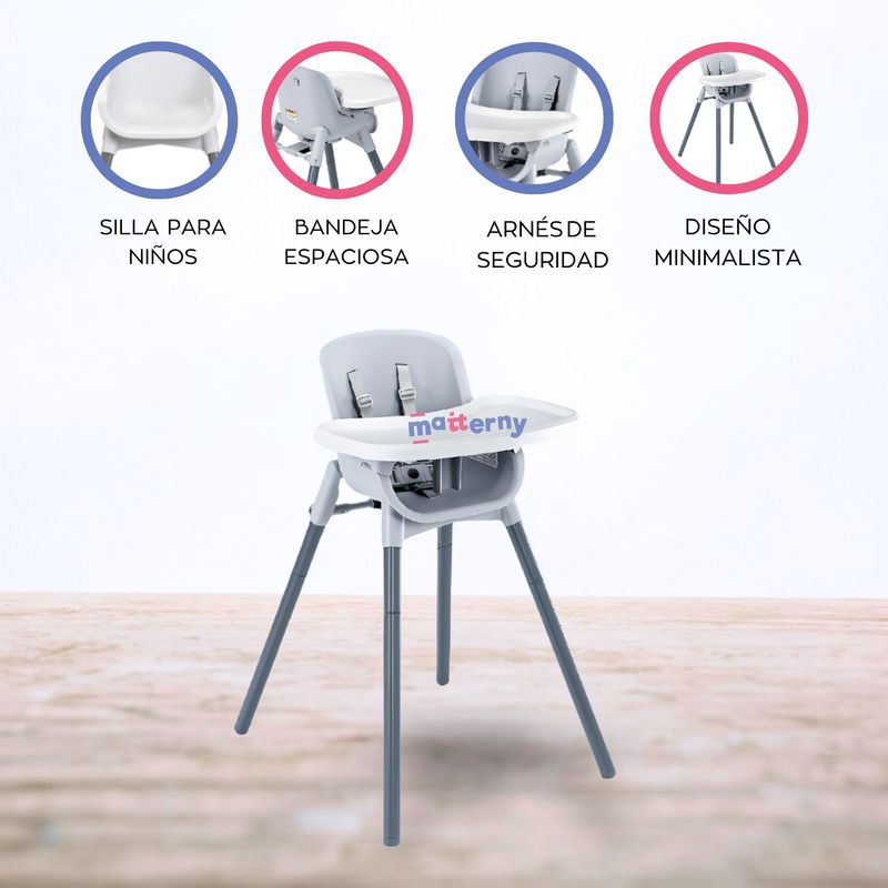 CHICCO - Silla de comer para niños ZEST MOOM S299