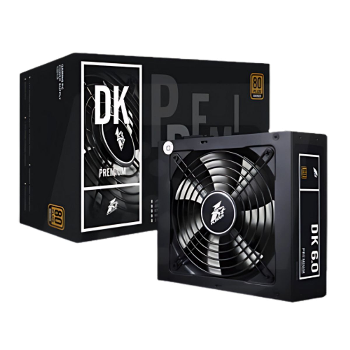 1ST PLAYER - Fuente de Poder 600 watts 80 plus bronze Certificada 1st player