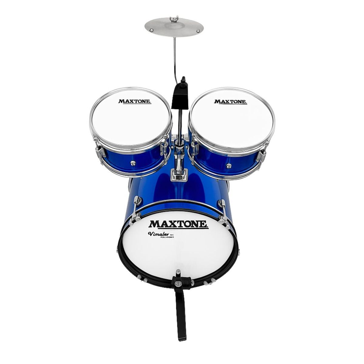 GENERICO - Batería Acústica Grande con Platillo y Baquetas para Niños