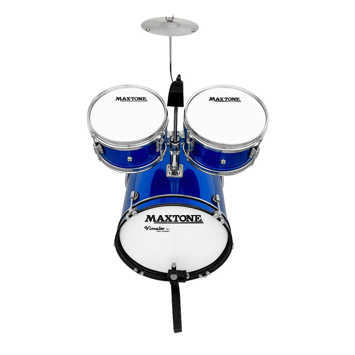 GENERICO - Batería Acústica Grande con Platillo y Baquetas para Niños