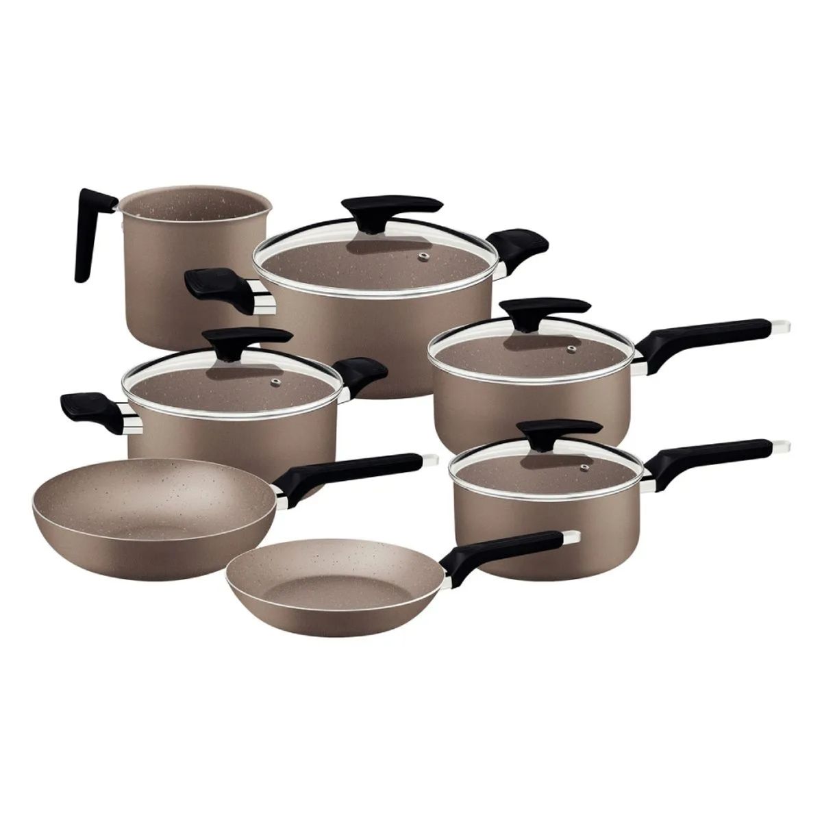 TRAMONTINA - Juego de Ollas Tramontina Milazzo 11 Piezas- 28599/462