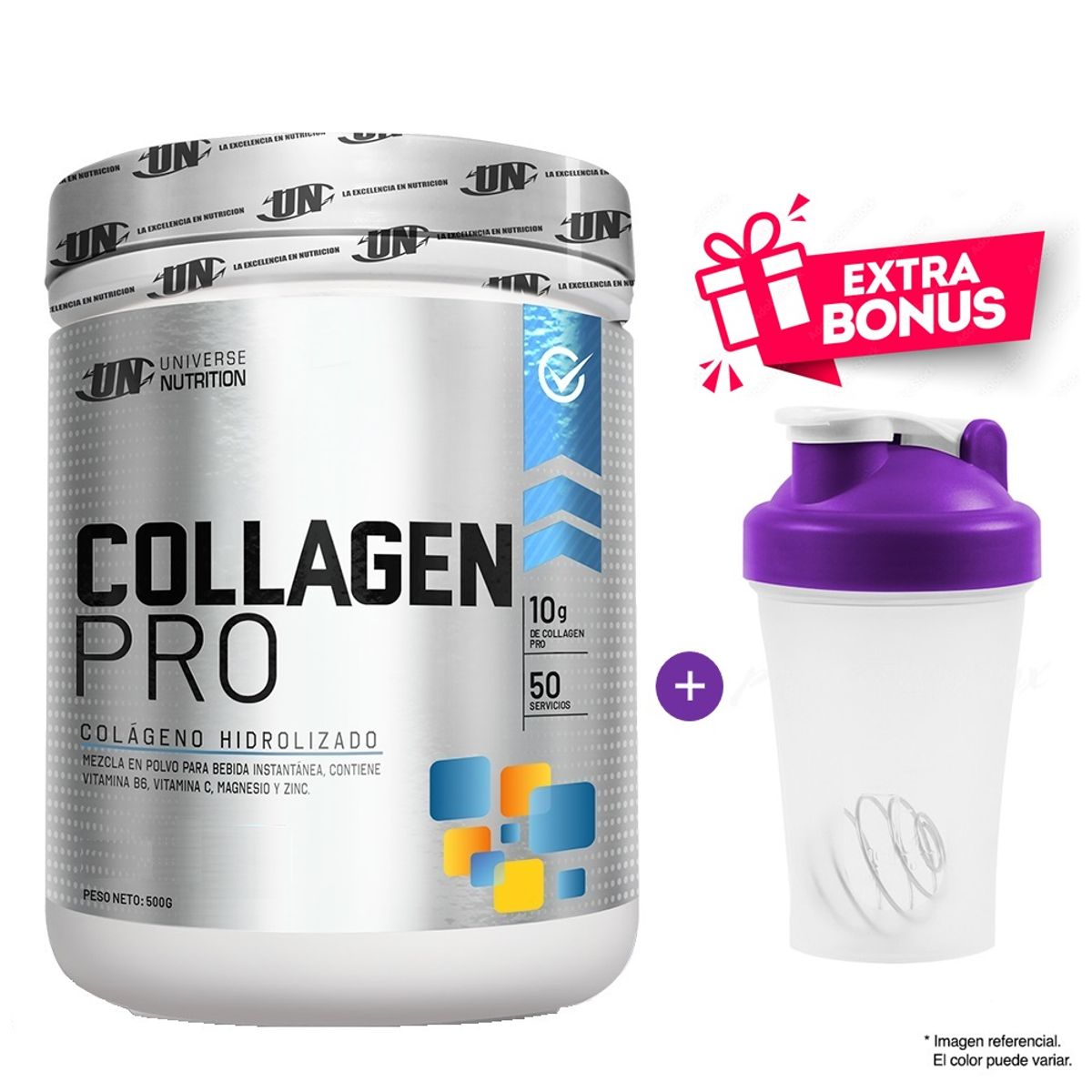 UNIVERSE NUTRITION - Colágeno Universe Nutrition Collagen Pro 500gr Mora