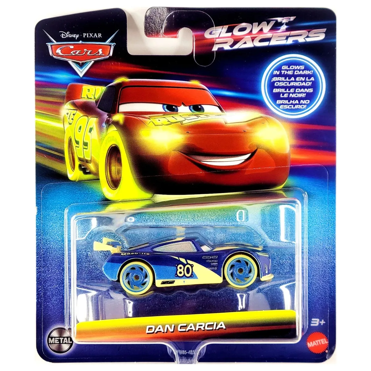 DISNEY PIXAR - Dan Carcia Disney Pixar Cars Glow Racers - auto Metal