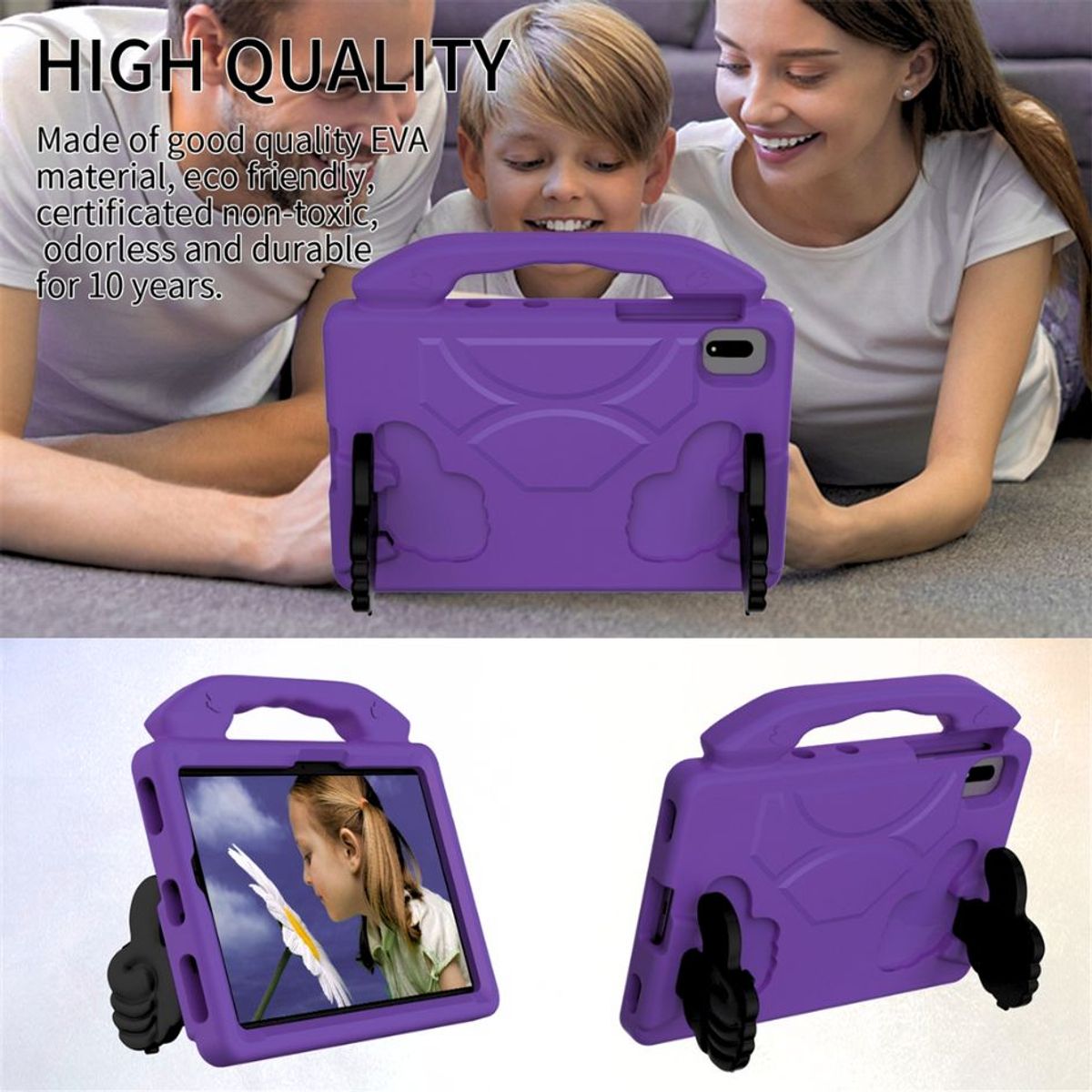 GENERICO - Funda Protector Goma Eva Antigolpe Para Samsung A9 Plus 11 " - MORADO