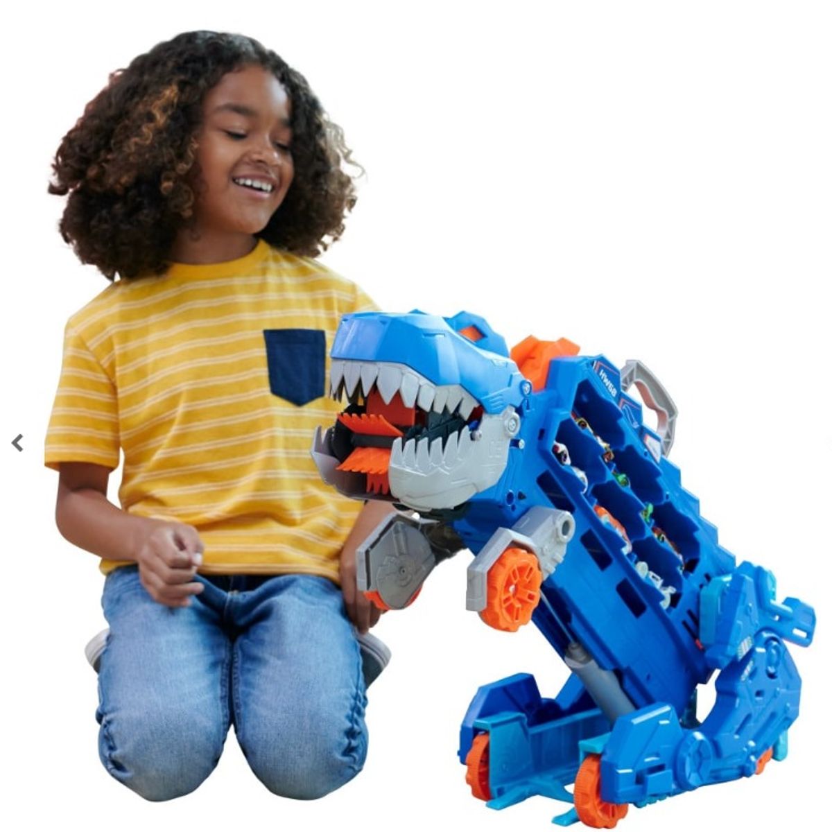 MATTEL - PISTA HOT WHEELS HNG50 JUGUETE SUPER REMOLQUE T-REX