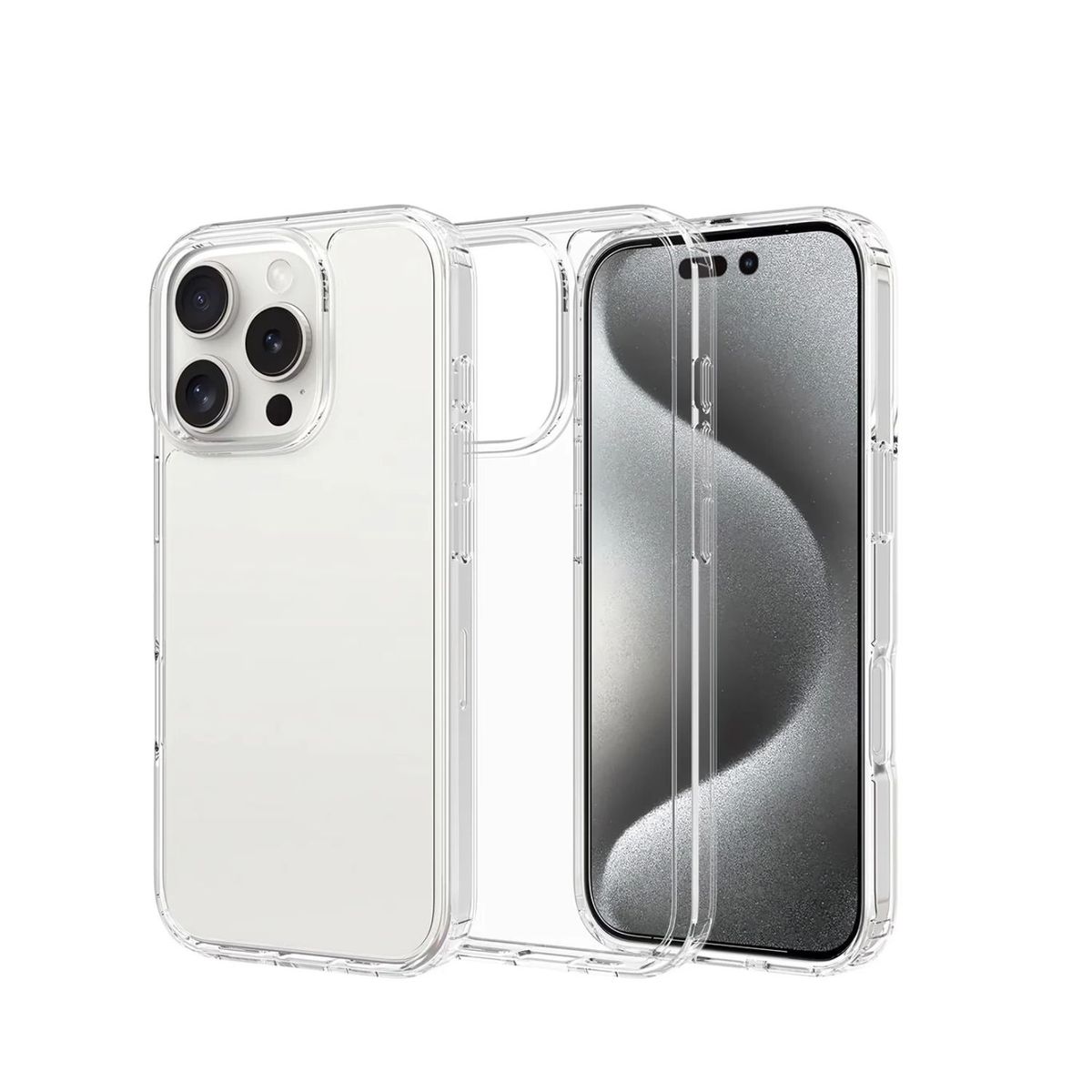 SPACE - Funda space transparente Anticaida IPhone 16 Pro Max
