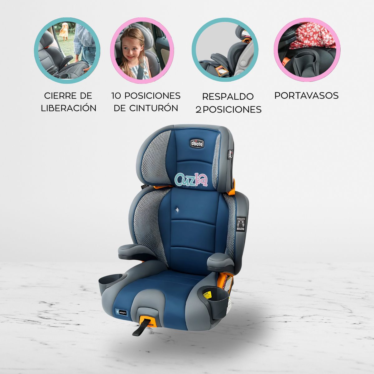 CHICCO - Silla de Auto para Niños 2 en 1 «KIDFIT ADAPT PLUS»