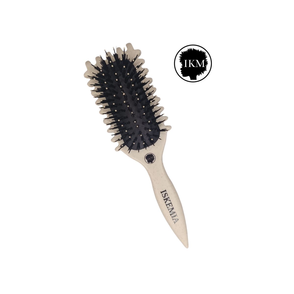 GENERICO - Cepillo Curly de Cabello Tipo Bounce para Definir Rizos en Marfil