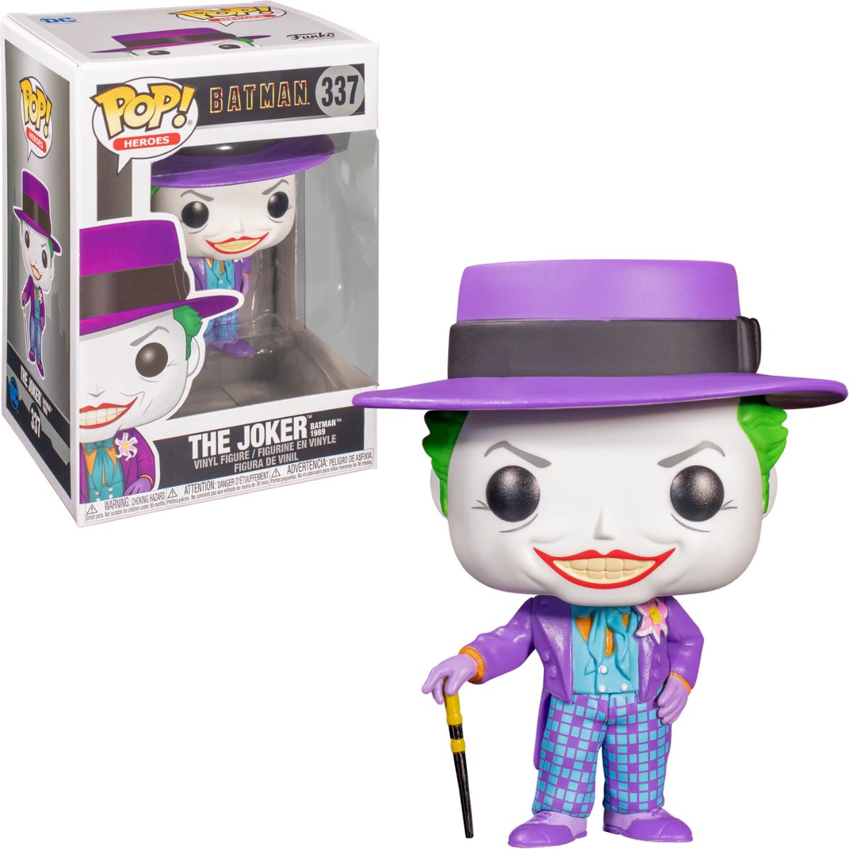 FUNKO - Funko Pop The Joker 337 Batman 1989 - Guason Jack Nicholson