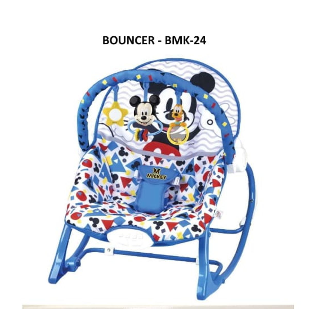 DISNEY - MECEDORA MICKEY ORIGINAL VIBRADOR Y MUSICA AZUL