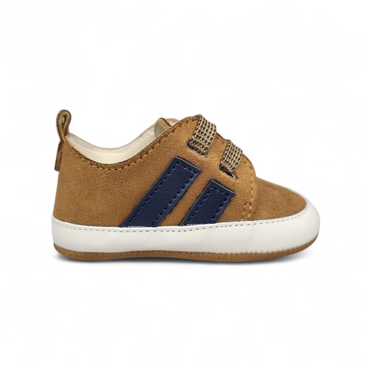 GENERICO - Zapato Mocs pasador Marrón para niño bebé