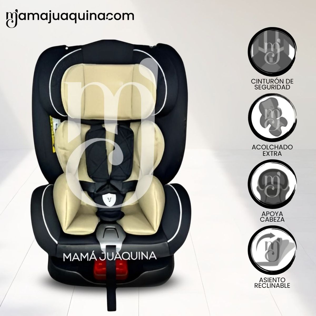 BABY - Silla de Auto para Bebé Infanti «BARLETA» Beige