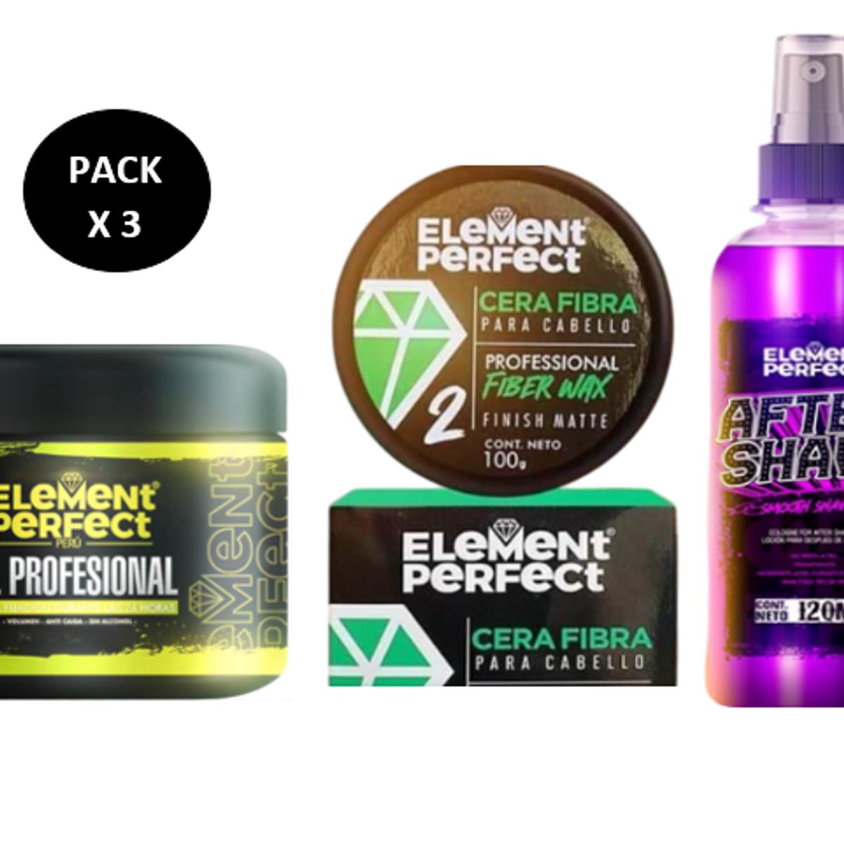 GENERICO - Pack Element Perfect Cera After Shave Y Gel