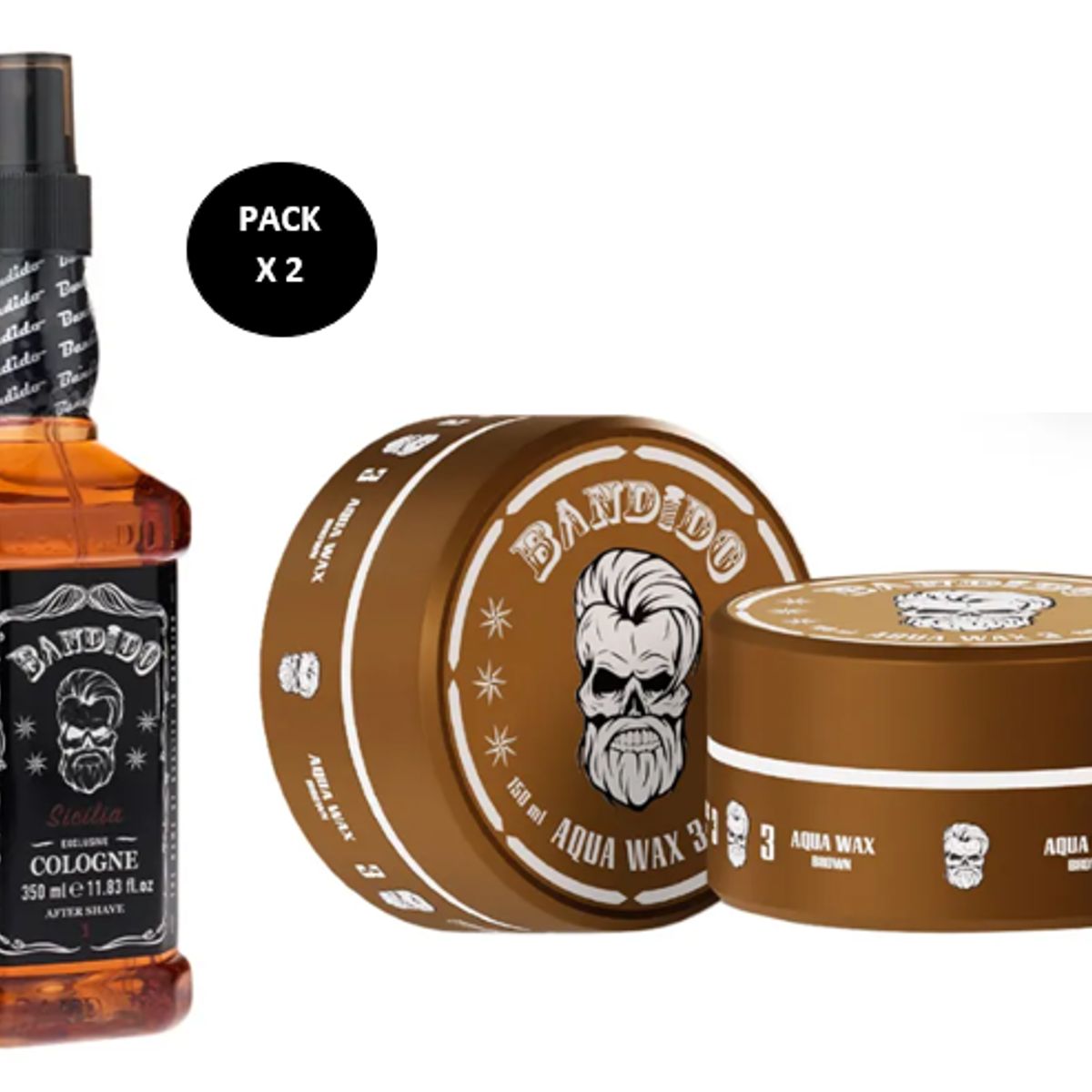 GENERICO - Pack Bandido Cera y After Shave