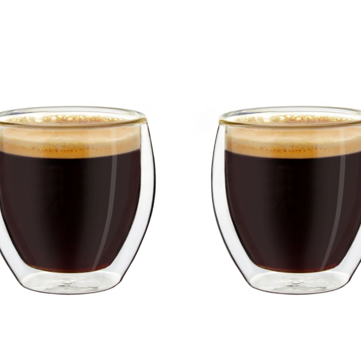 GENERICO - Set  dos vasos doble pared 100 ml