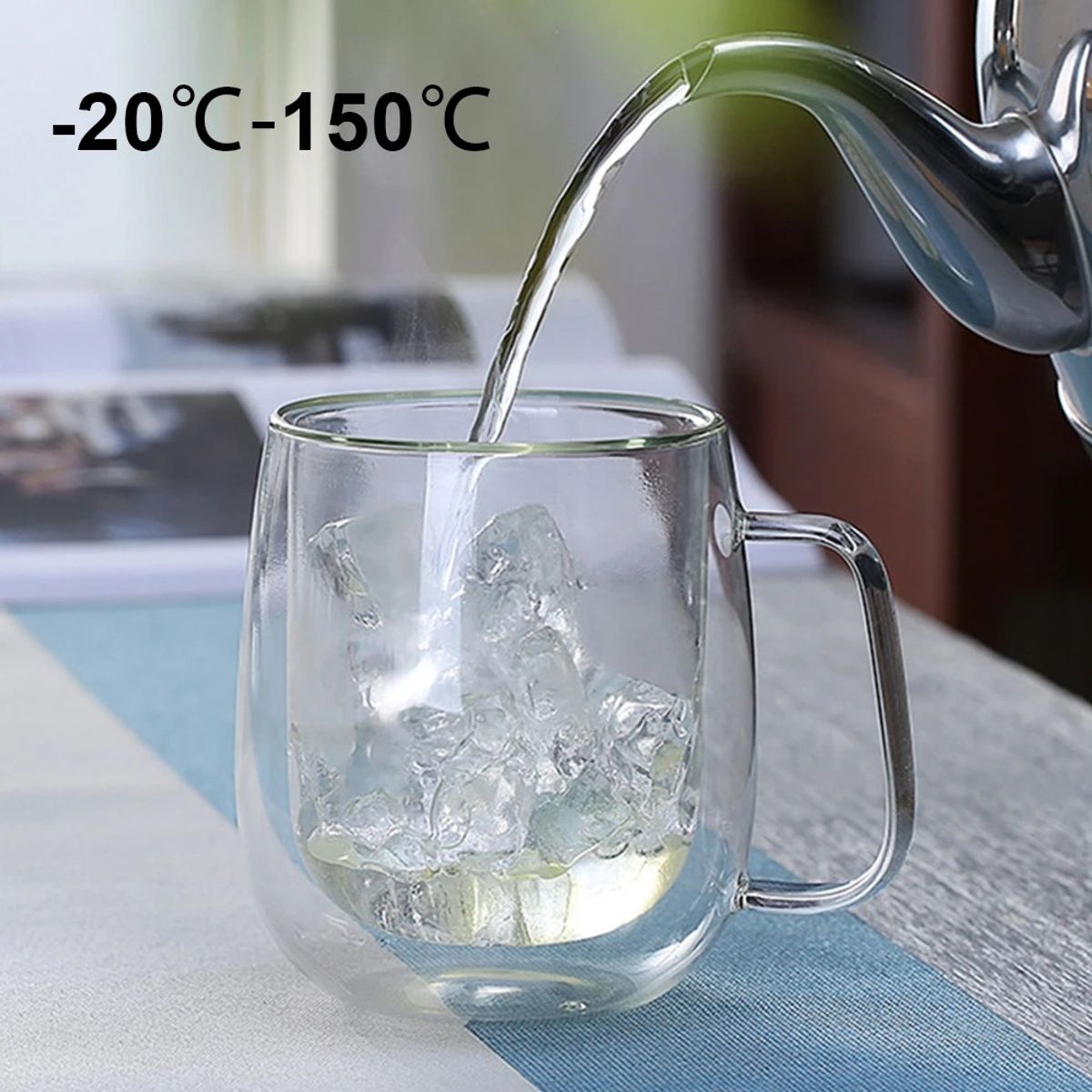 GENERICO - Taza  doble fondo 450 ml UNIDAD