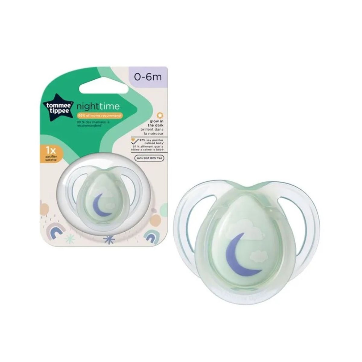 TOMMEE TIPPEE - Biberón Recien Nacido Vidrio 150ml + Chupon Anatomico