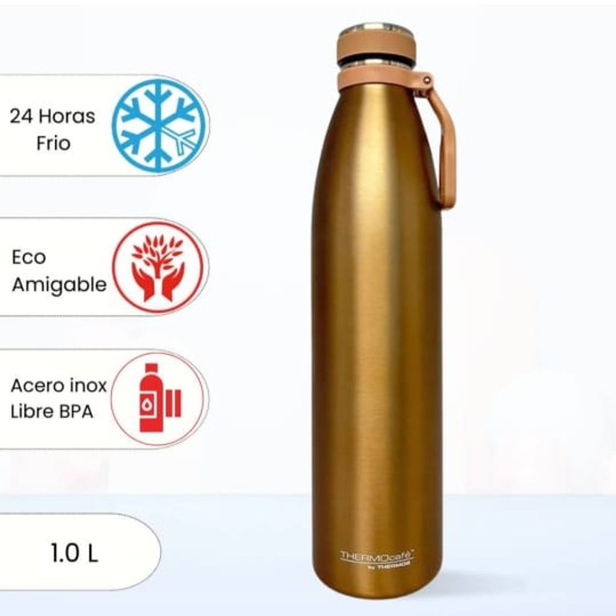 THERMOS - Botella de Acero Moray 1000ml DORADO
