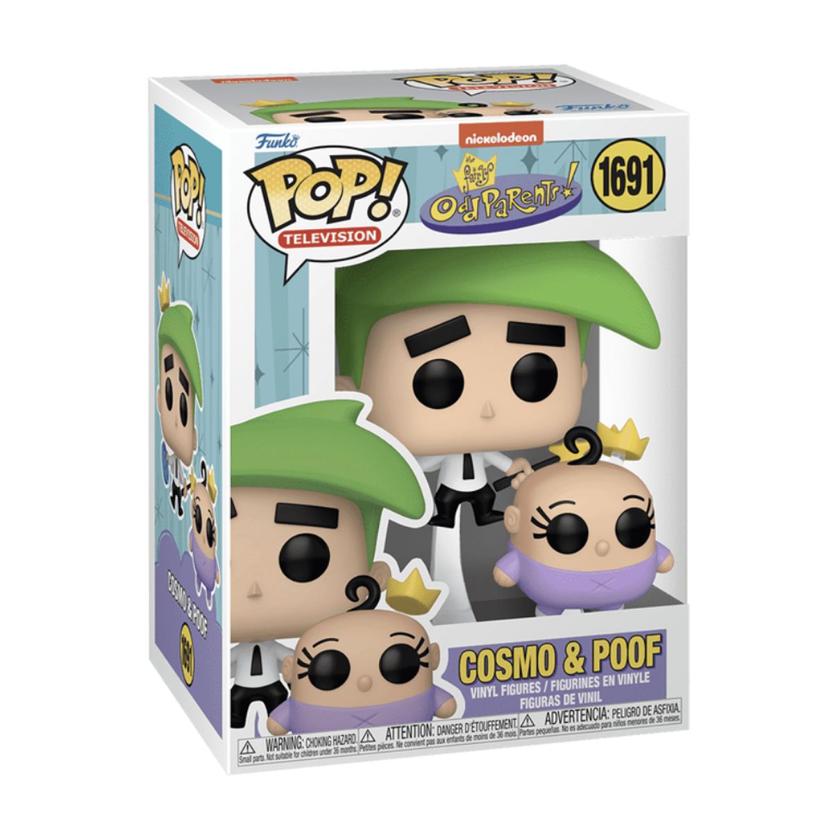 FUNKO - Cosmo y Poof Funko Pop 1691 Los Padrinos Magicos