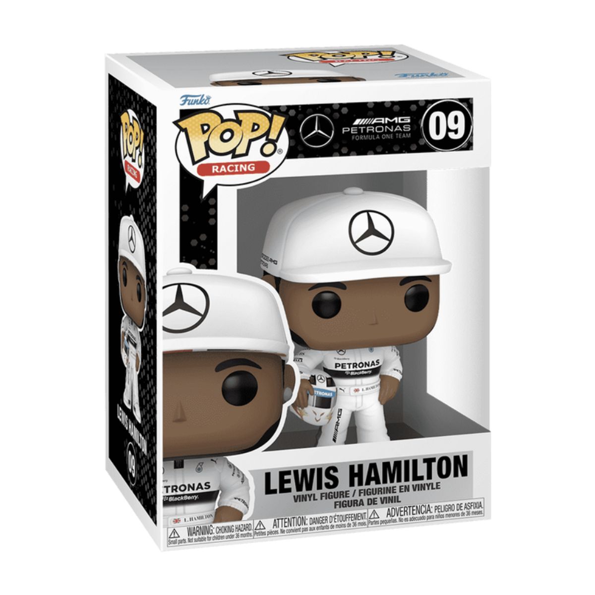 FUNKO - Lewis Hamilton with Helmet Funko Pop 9 Formula 1 Original