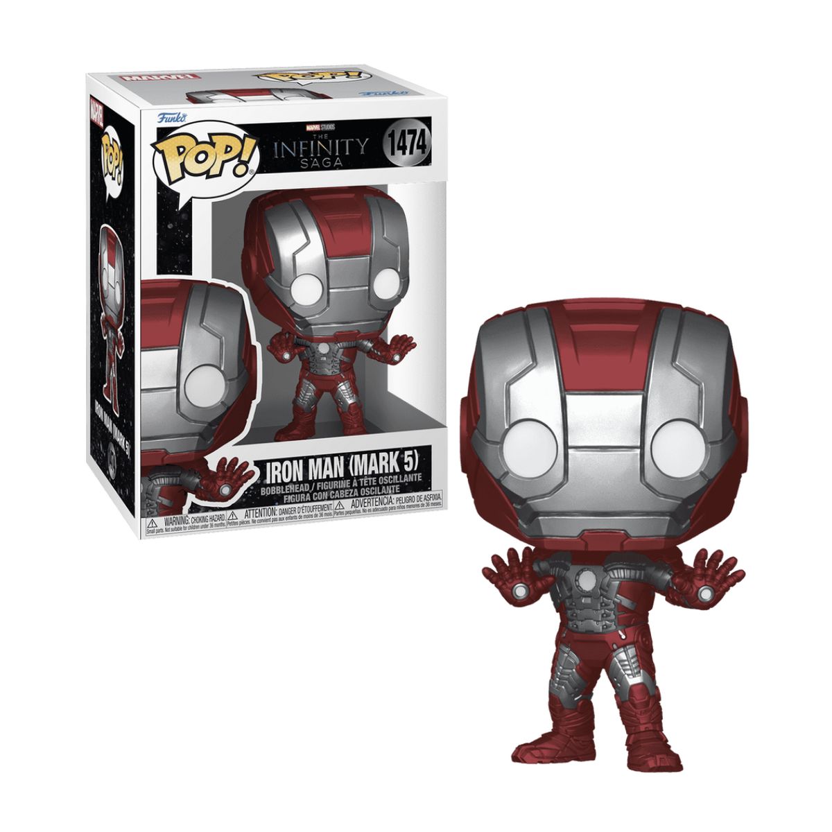 FUNKO - Iron Man Mark 5 Funko Pop 1474 The Infinity Saga