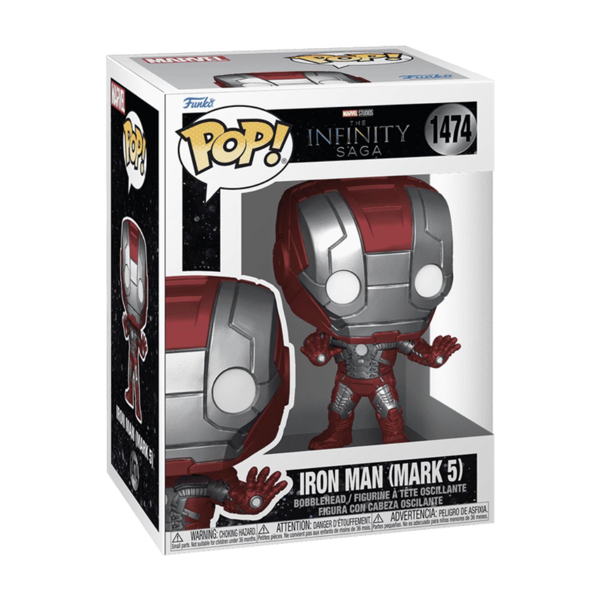 FUNKO - Iron Man Mark 5 Funko Pop 1474 The Infinity Saga