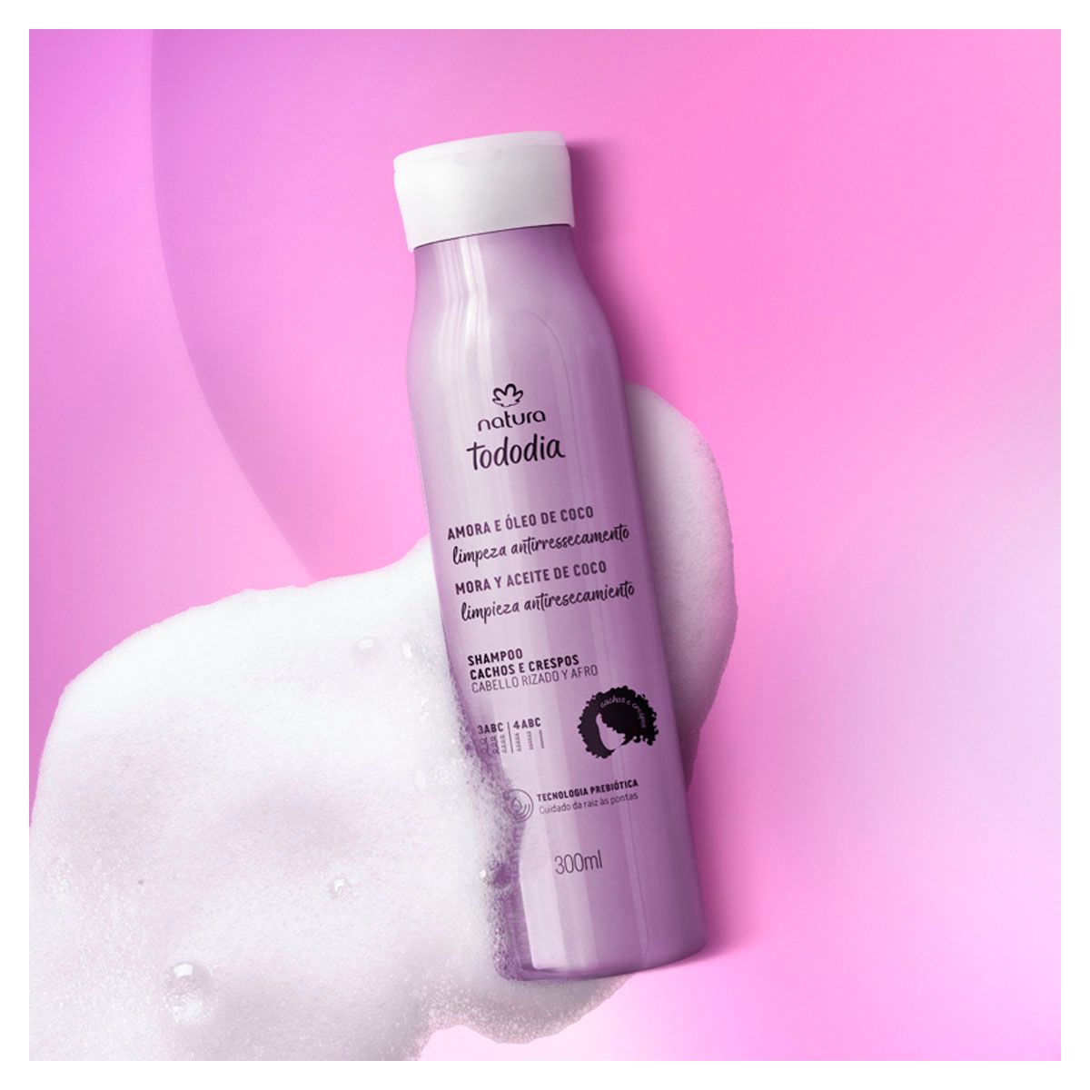 NATURA - Tododia Rizos Shampoo Mora y Aceite de Coco