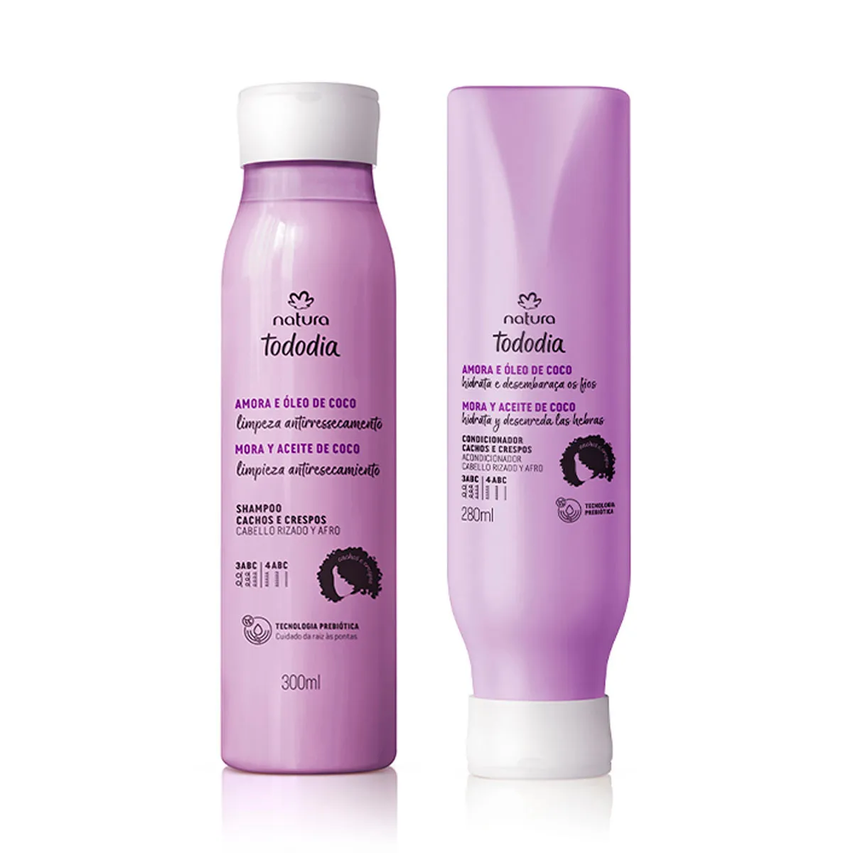 NATURA - Tododia Rizos Shampo y Acc Mora y Aceite de Coco