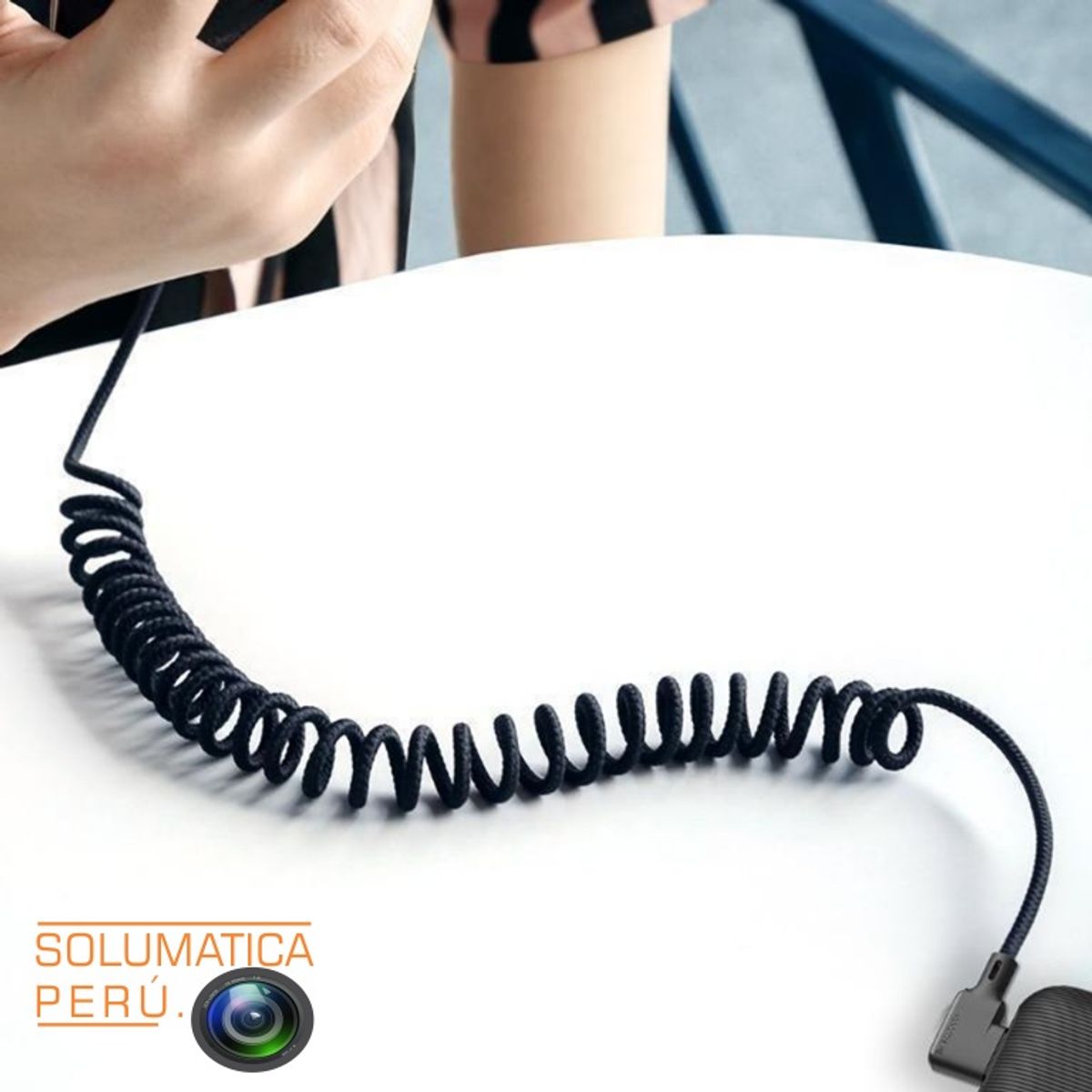 MCDODO - Cable Usb Tipo C Carga Rapida - Retraible En Codo - Mcdodo