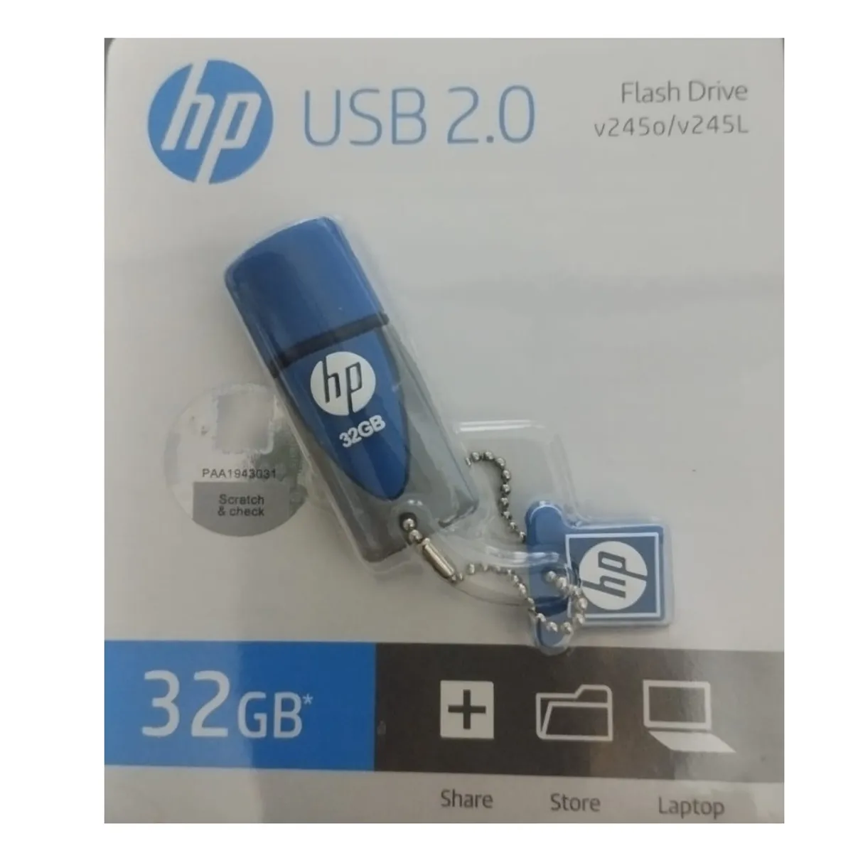 HP - MEMORIA USB HP 32GB X245O  AZUL/GRIS