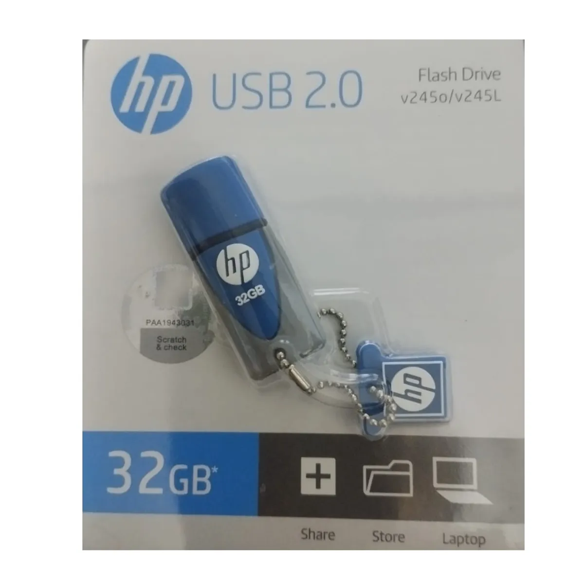 HP - MEMORIA USB HP 32GB X245O  AZUL/GRIS