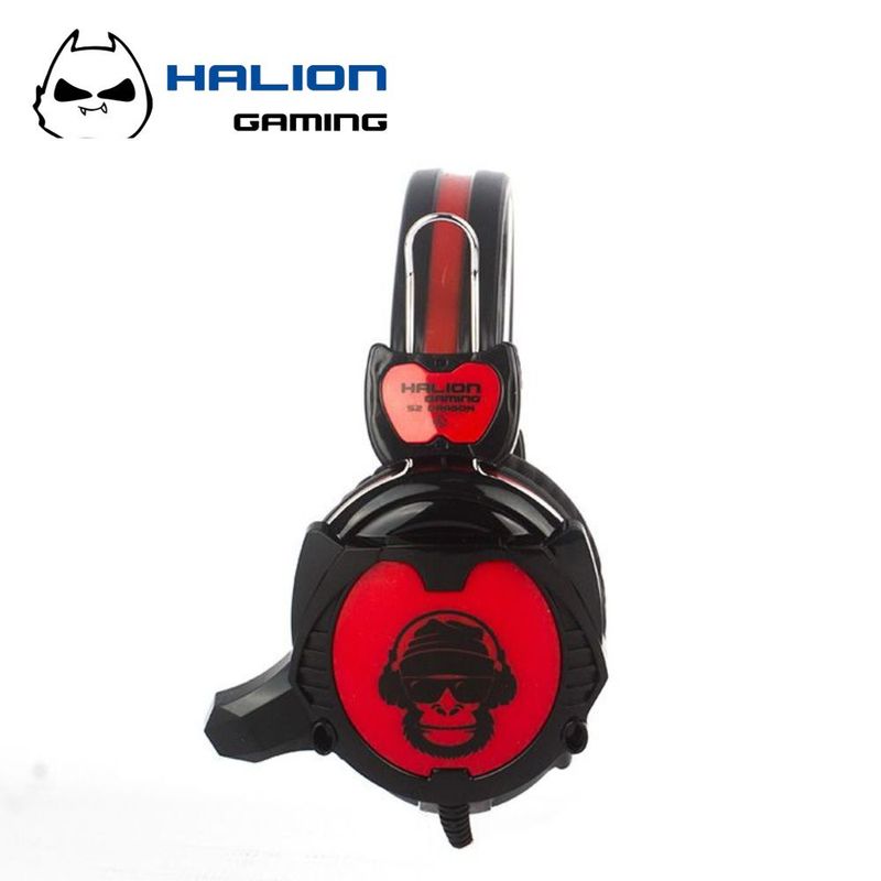 HALION - Audifono Gamer Halion Ha-s2 Monkey - Rojo
