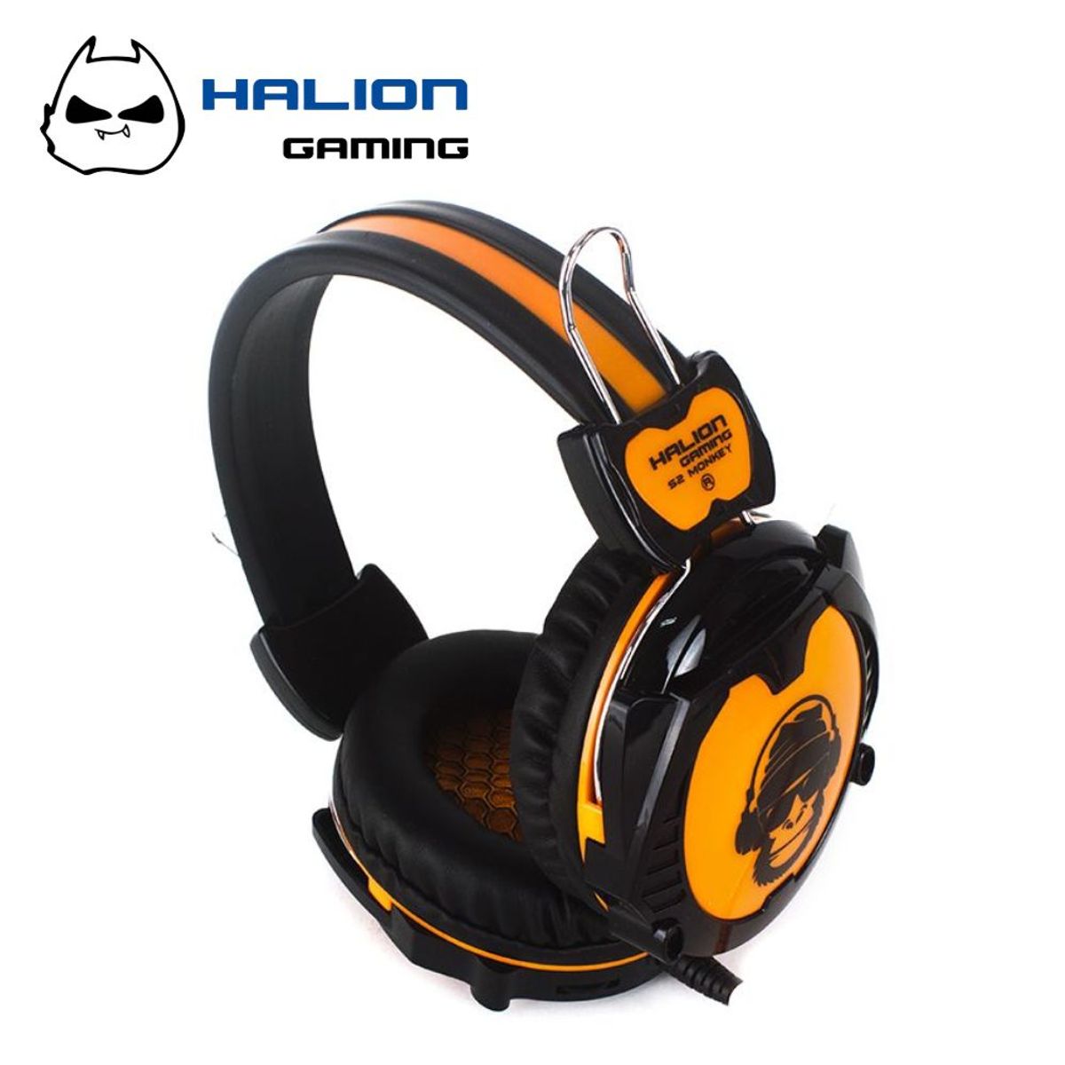HALION - Audifono Gamer Halion Ha-s2 Monkey - Anaranjado