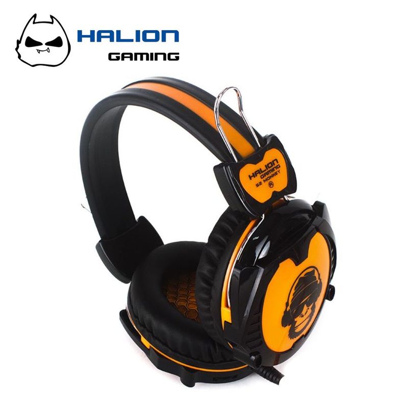 HALION - Audifono Gamer Halion Ha-s2 Monkey - Anaranjado