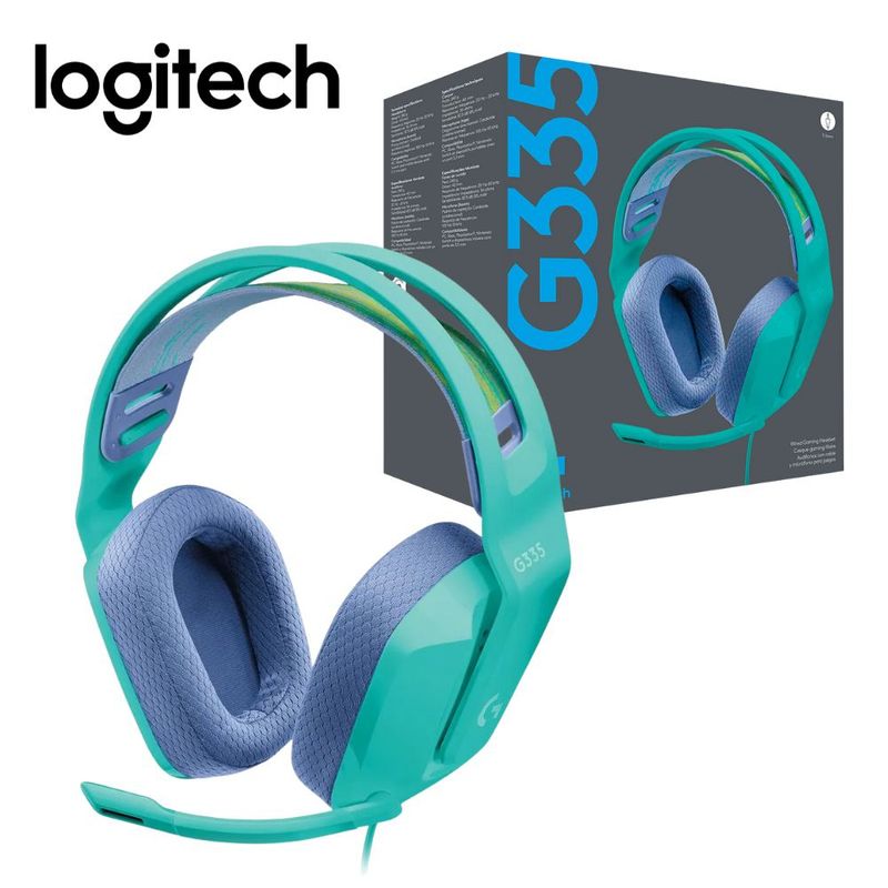 LOGITECH - Audifono Gaming Logitech G G335 Wired - Verde