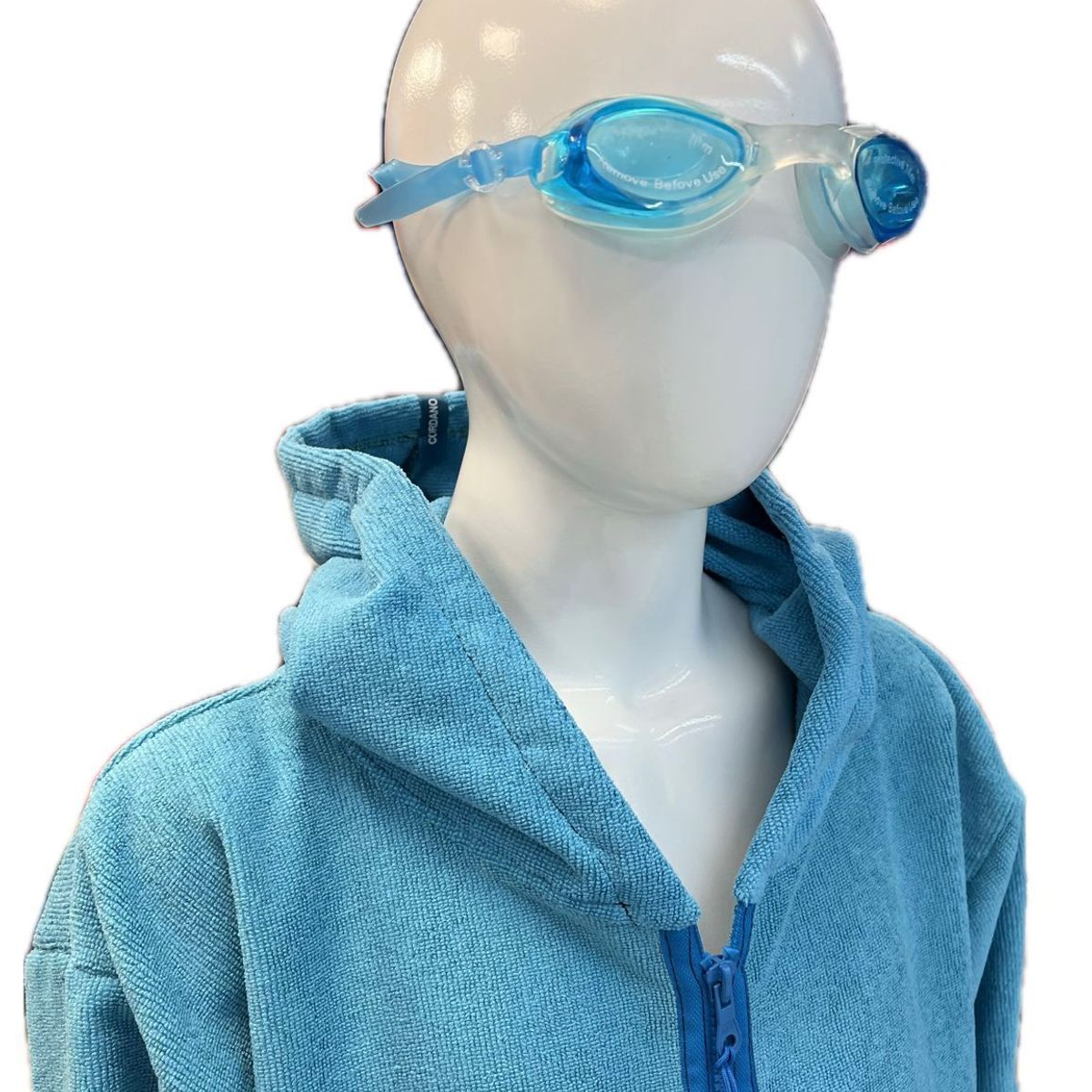 GENERICO - BATA CAMBIADOR PARCA CORDANO TURQUESA S 9 a 11 AÑOS UNISEX.