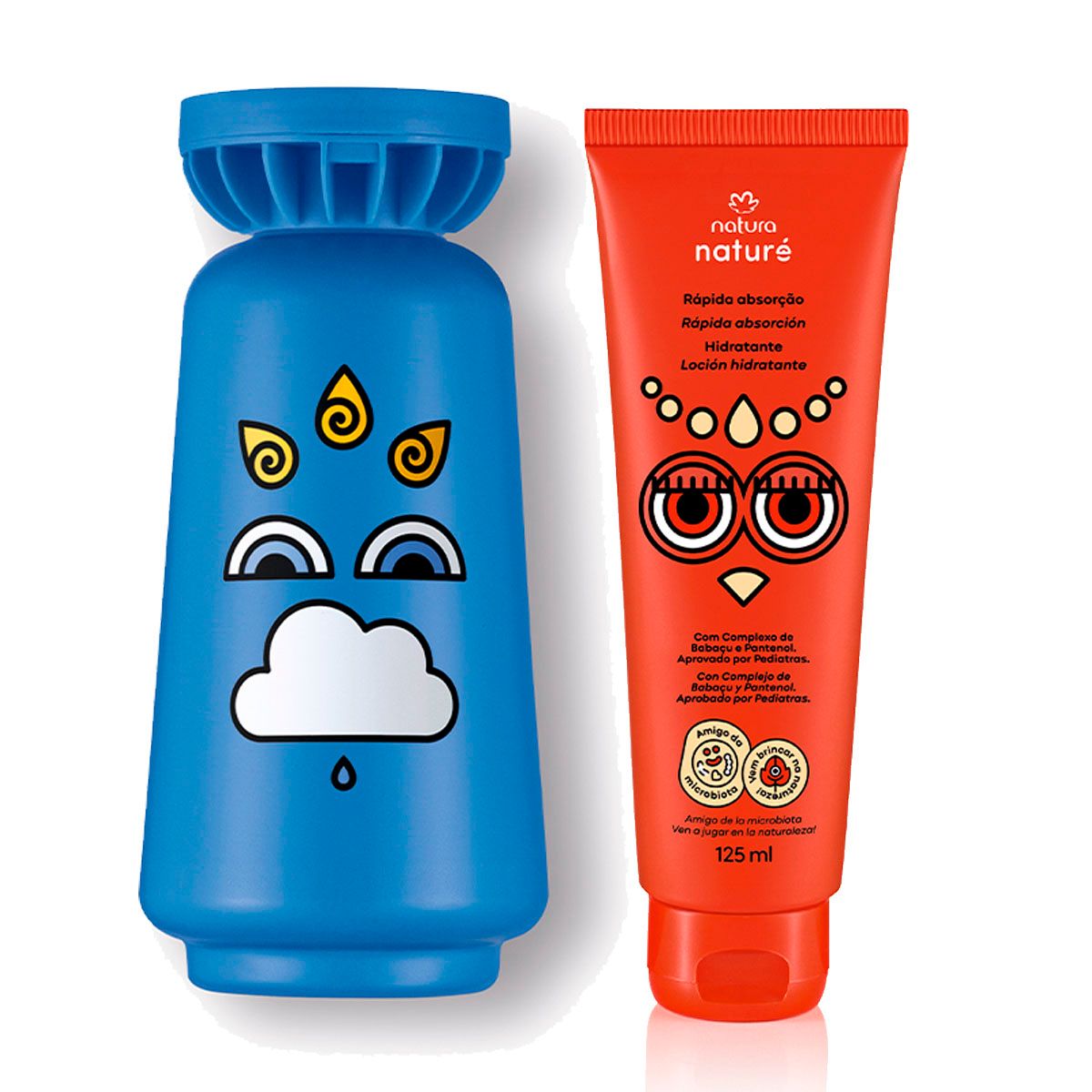 NATURA - KIT Baño Jabon Liquido con Hidratante para NIños 250ml Naturé