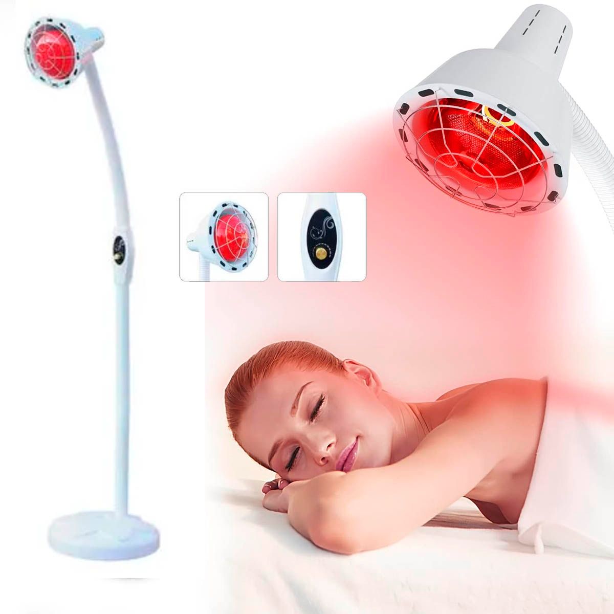 GENERICO - LAMPARA UZ INFRAROJA CON PEDESTAL