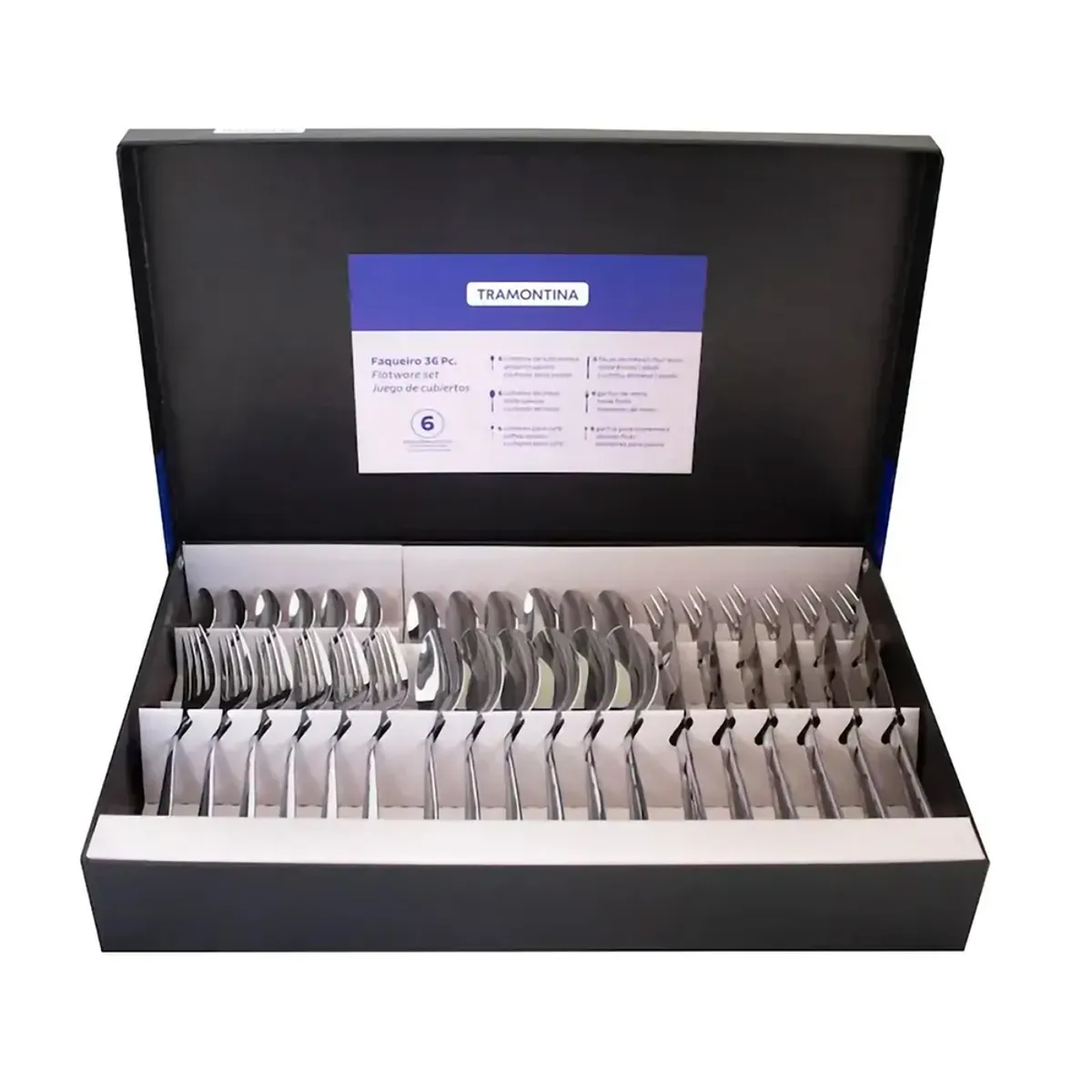 TRAMONTINA - Cubiertos Tramontina 36 Pzas Amazonas 66960134