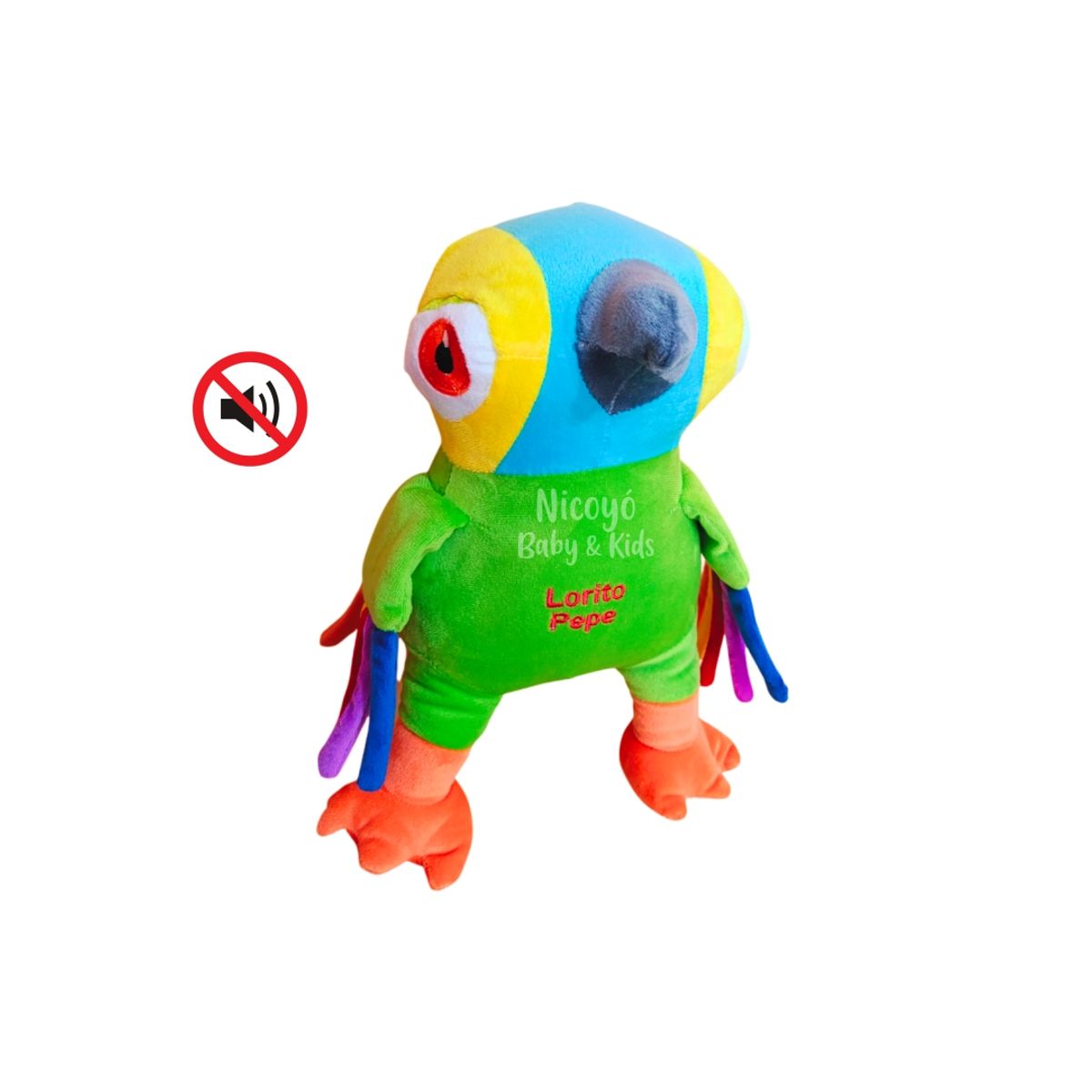BABY - Peluche Lorito Pepe 31 cm