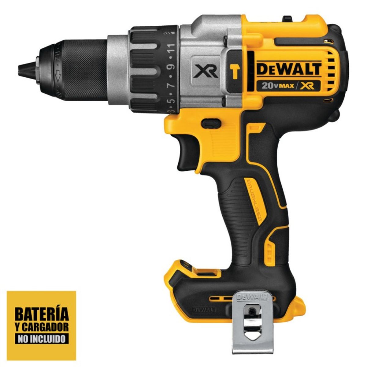 DEWALT - Taladro Percutor 1/2 20V MAX Brushless XR con 3 Velocidades