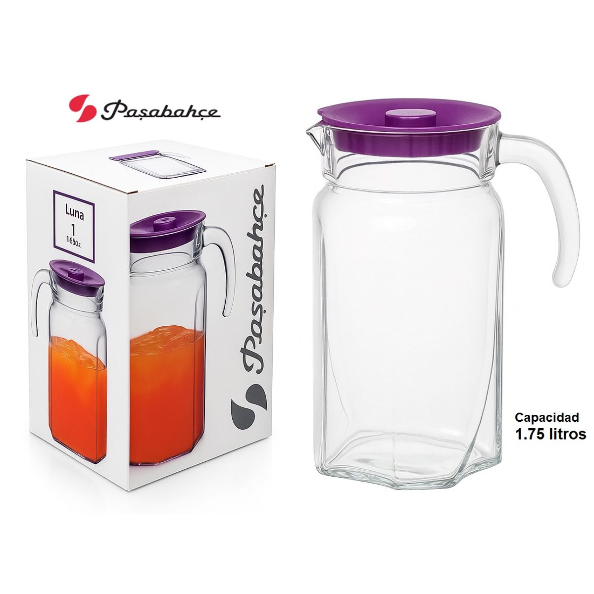 PASABAHCE - Jarra Luna Pasabache de 1750 cc