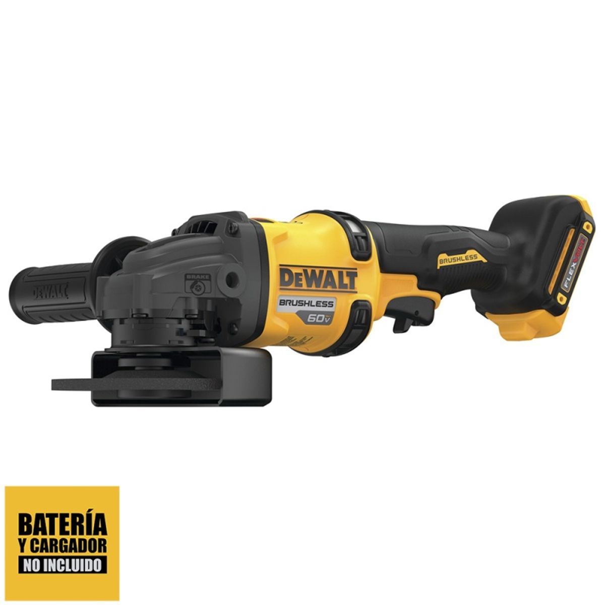 DEWALT - Esmeril  4-1/2" Flexvolt 60V sin cargador/bateria